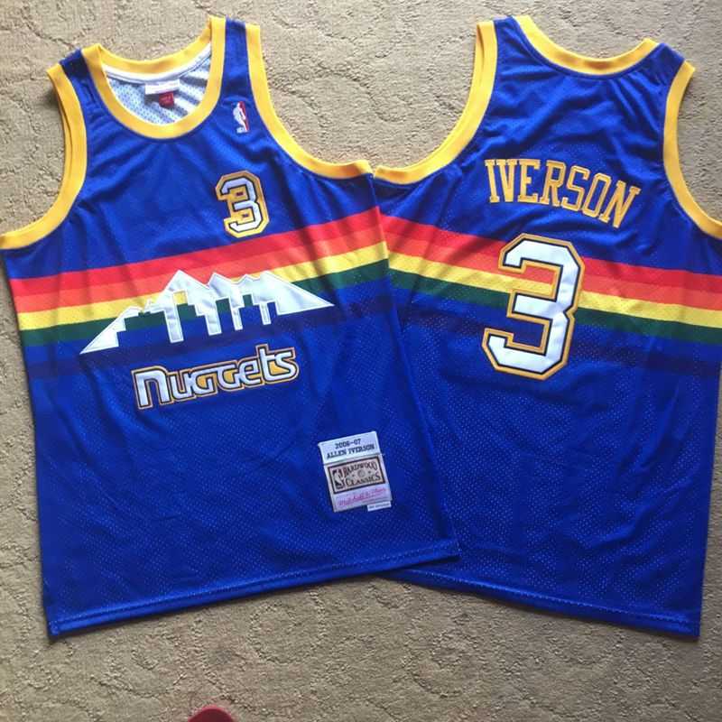 Nuggets 3 Allen Iverson Blue 2006 07 Hardwood Classics Swingman Jersey Mixiu,We sell and wholesale Nuggets 3 Allen Iverson Blue 2006 07 Hardwood Classics Swingman Jersey Mixiu on line form chian!